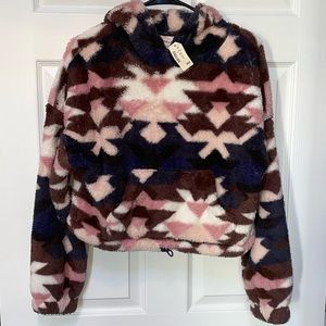 Aeropostale Cropped Hooded Pullover - NWT